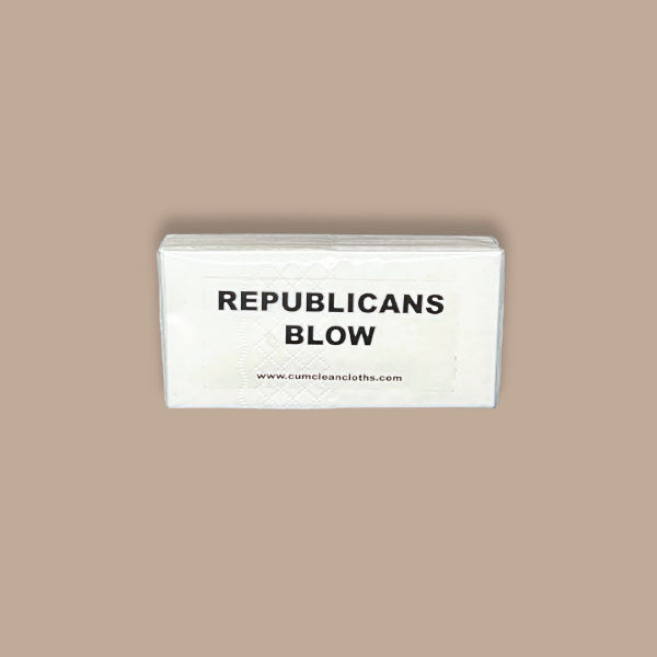 Republicans Blow - Political Pocket Facial Tissues